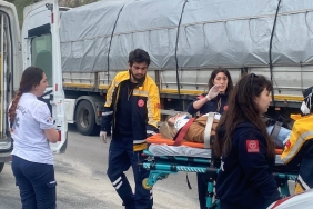 TEM ’de 7 aracın karıştığı zincirleme kazada can pazarı