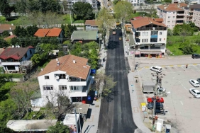 Tuğrul Caddesi ’ne 550 ton sıcak asfalt