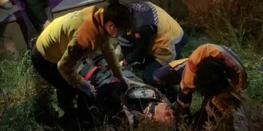 5. kattan düşen kadın yaralandı