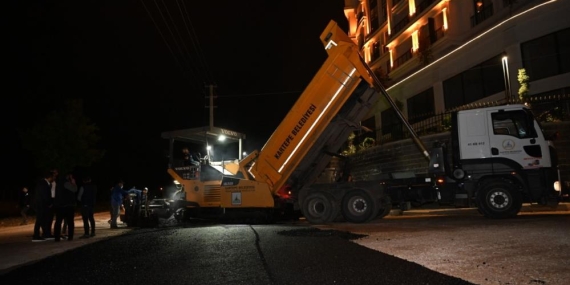 Akyol Sokağa 350 ton asfalt