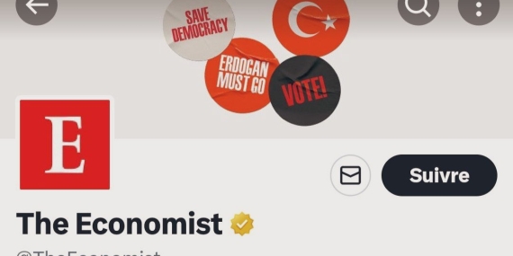The Economist twitter kapak fotoğrafına “Erdoğan gitmeli” görselini koydu.
