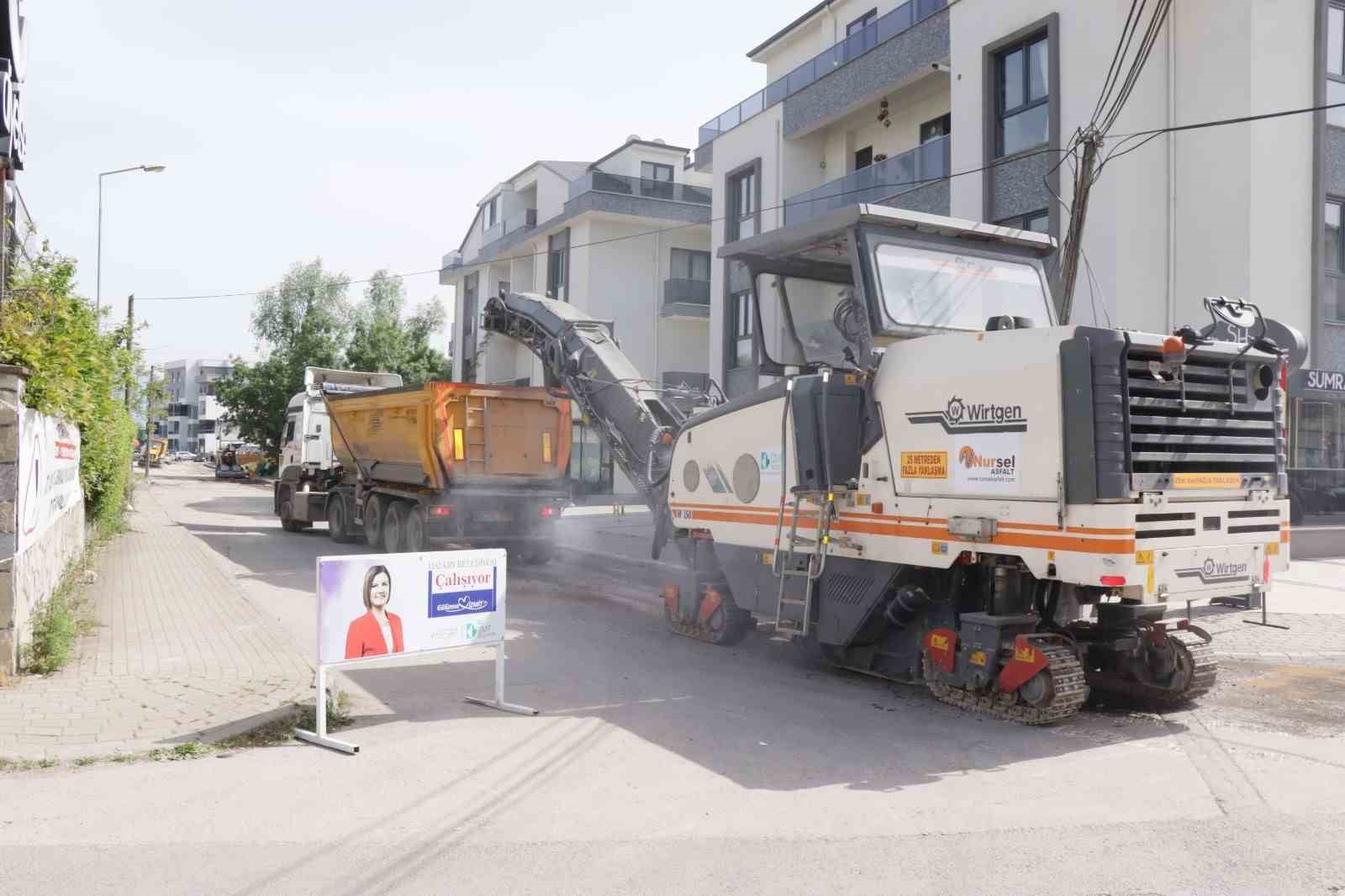 Alikahya ’da asfalt mesaisi