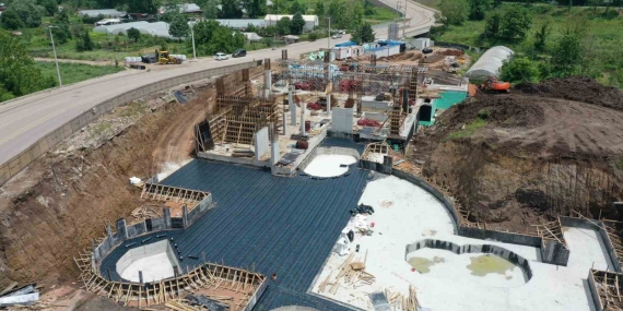 Başiskele termal tesisi yükseliyor