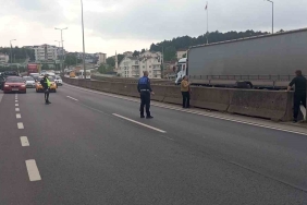 Beton bariyerlere sıkışan kedi için trafiği durdurdular: "Helal olsun size"
