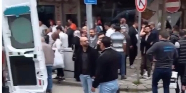Cadde üzerinde tabanca ile vurulan kadın yaralandı
