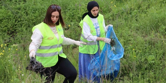 Çevreye atılan atıklar geri dönüşüme kazandırılıyor