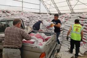 Çiftçilere yüzde 50 hibeli gübre dağıtımı