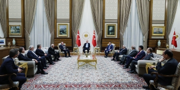 Cumhurbaşkanı Erdoğan, TBMM Başkanı Şentop ve Cumhur İttifakı liderlerini kabul etti