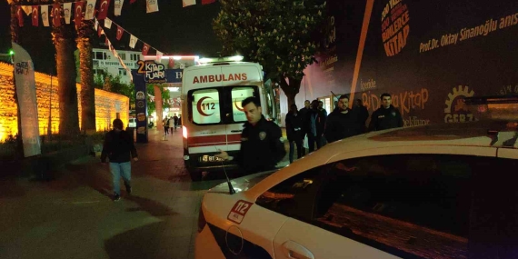 Gebze’de yolun karşısına geçen yayaya otomobil çarptı