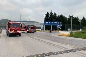 İzmit ’te otomobil fabrikasında yangın
