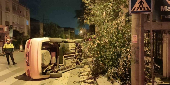 İzmit’te ilginç kaza