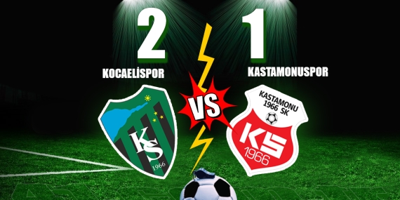 Kocaelispor 2-1 Kastamonuspor Maç Özeti