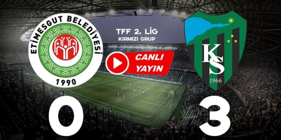 Etimesgutspor 0-3 Kocaelispor Maçın Tamamı