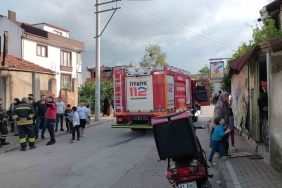 Mutfakta çıkan yangın korkuttu