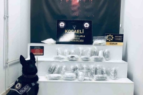 Zuladaki 9 kilo 500 gram uyuşturucu polisin dikkatinden kaçmadı