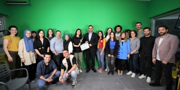 Başkan Özlü, geleceğin sinemacılarıyla bir araya geldi