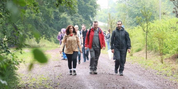 Doğa tutkunları Karaabdülbaki’de yürüdü