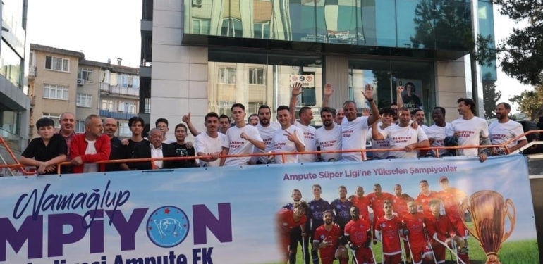 Gebze Belediyesi Ampute Futbol Takımı Süper Lig ’e yükseldi