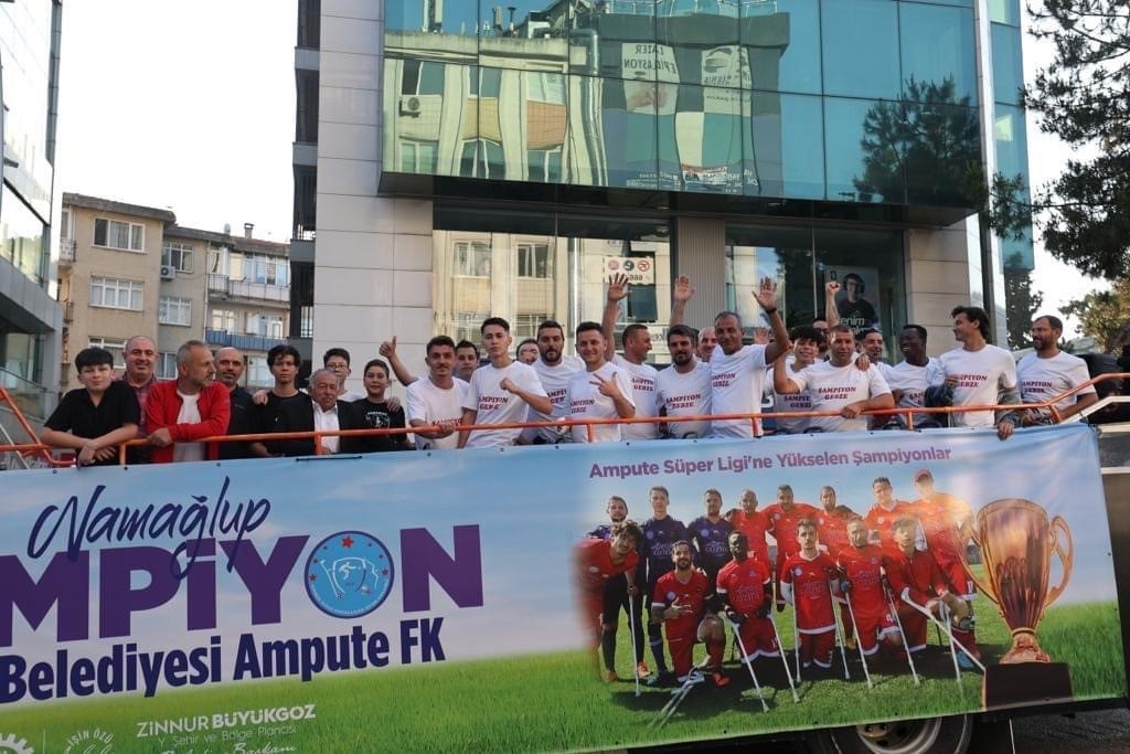 Gebze Belediyesi Ampute Futbol Takımı Süper Lig ’e yükseldi