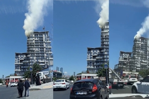 Kağıthane ’de rezidansta yangın: Onlarca kişi mahsur kaldı
