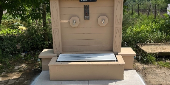 Kandıra Teksen’in lezzetli suyu ile ünlü çeşmesi yenilendi