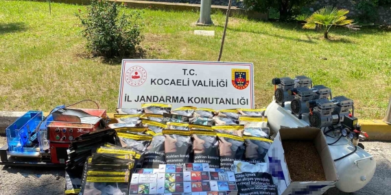 Kocaeli’de operasyon: 11 bin 680 bandrolsüz makaron ele geçirildi
