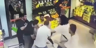 Markette ilginç kavga