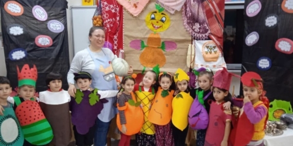 Minikler bu proje ile milli ve manevi değerleri öğrendi