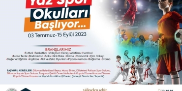 Öğrenciler spor okulunda tatili doyasıya yaşayacak