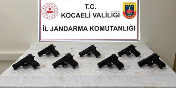 Operasyonda 7 ruhsatsız tabanca ele geçirildi