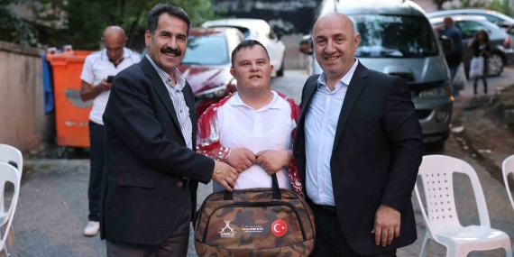 Özel birey Enes’in askerlik hayali gerçek oldu