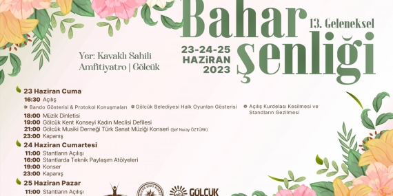 13. Bahar Şenliği başlıyor