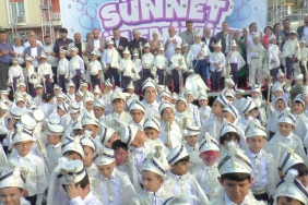 850 çocuk şölenle sünnet edildi
