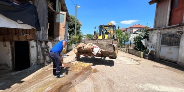 Başiskele ’de kurban atıkları anında toplandı