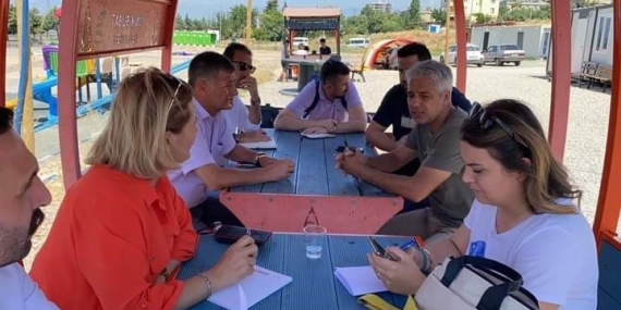 Başkan Hürriyet afet bölgesinde