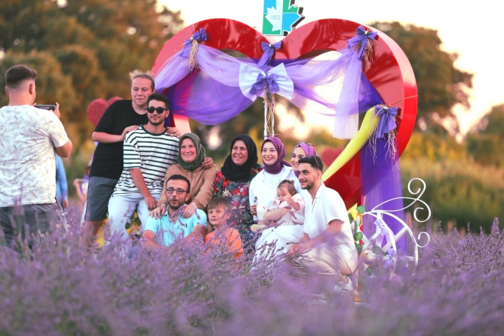 İzmit ’in mor bahçesi göz kamaştırıyor