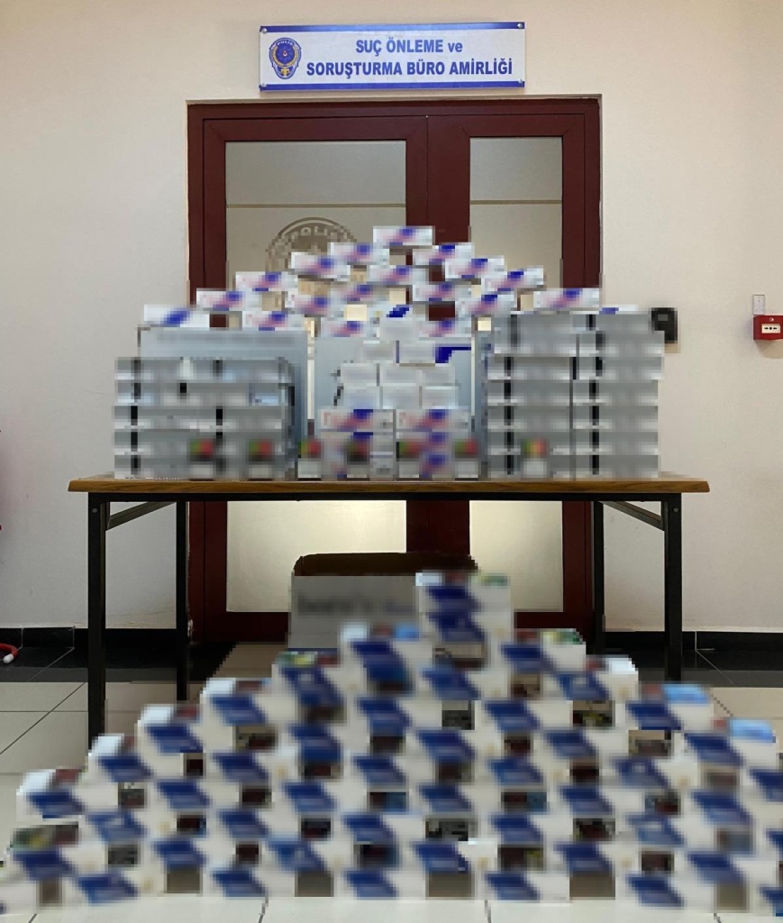 Kocaeli ’de 34 bin 360 makaron ele geçirildi