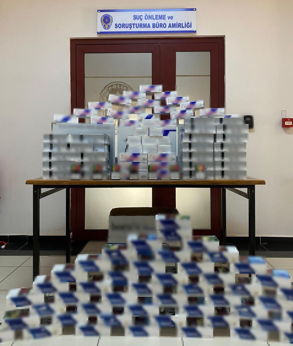 Kocaeli ’de 34 bin 360 makaron ele geçirildi