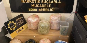 Kocaeli ’de 7 kilo uyuşturucu ele geçirildi
