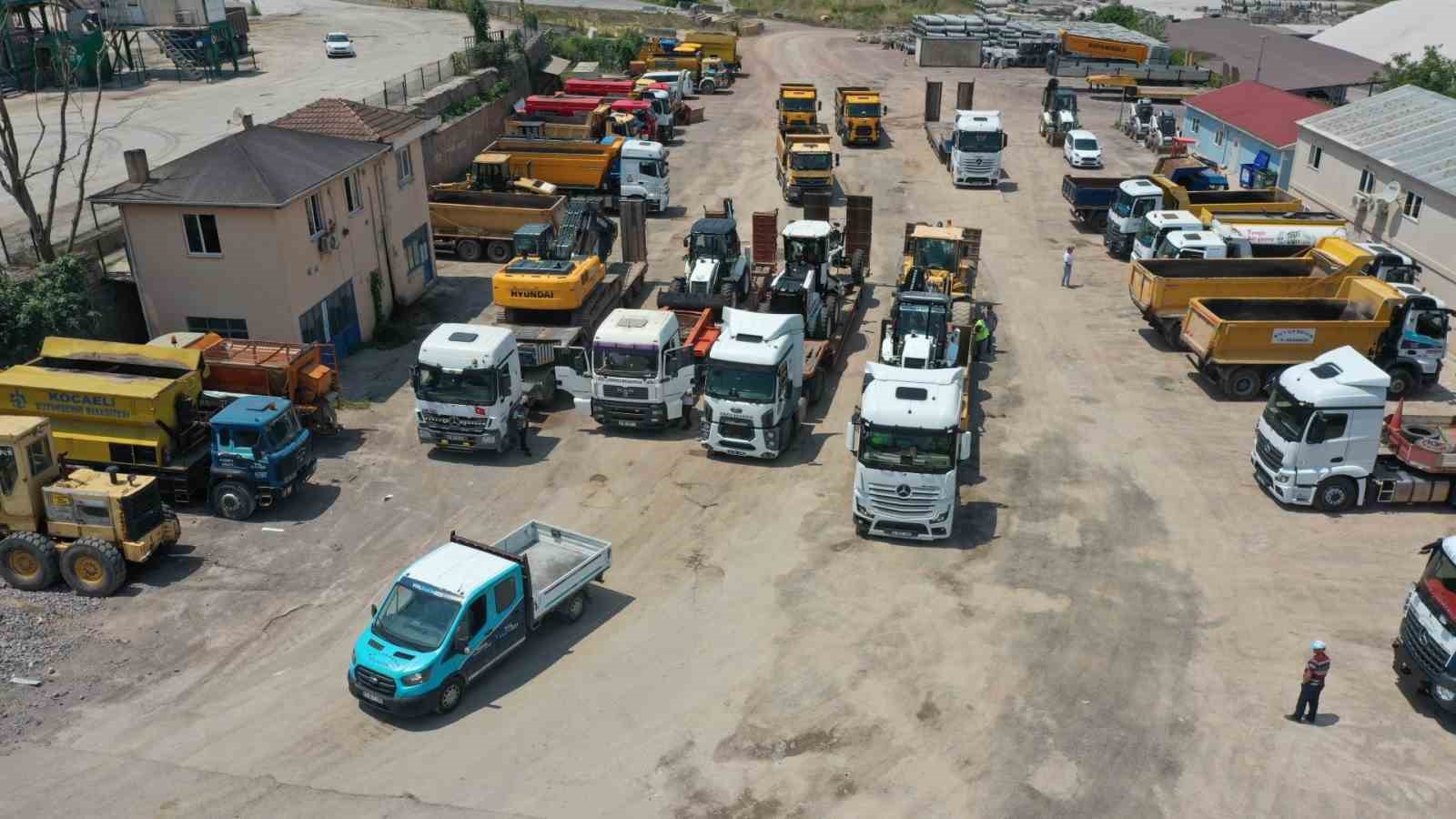 Kocaeli ’nin ikinci yardım kafilesi Bartın ’a doğru yola çıktı