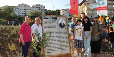 Merhum başkanın adı bu parkta yaşatılacak