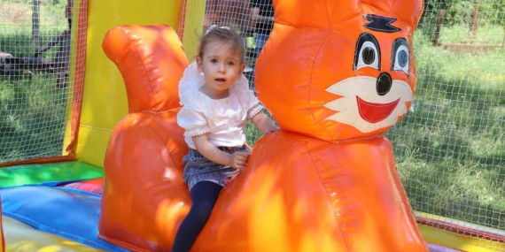 Şenlikten çocuk sesleri yükseldi