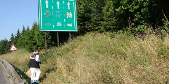 Tem Otoyolu’nun Kocaeli geçişinde yeşillik alanda çürümüş ceset bulundu