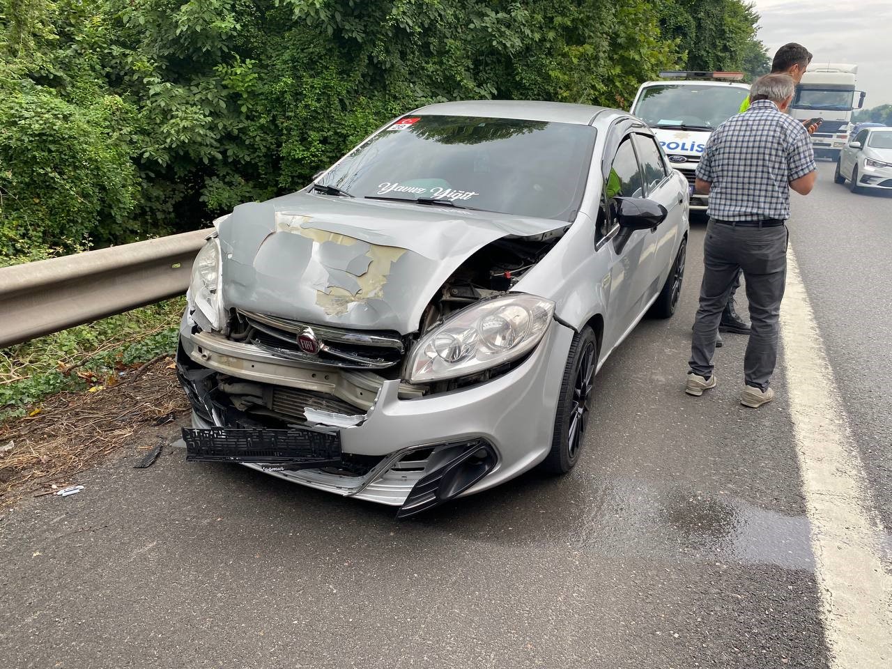 TEM ’de zincirleme trafik kazası: 3 yaralı