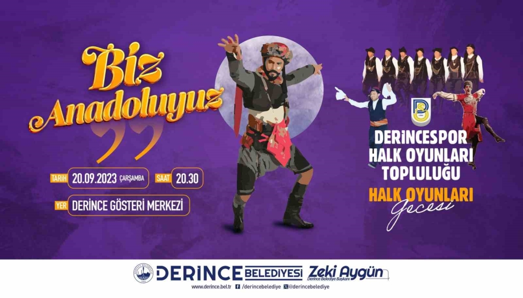 Derince ’de halk oyunları rüzgarı
