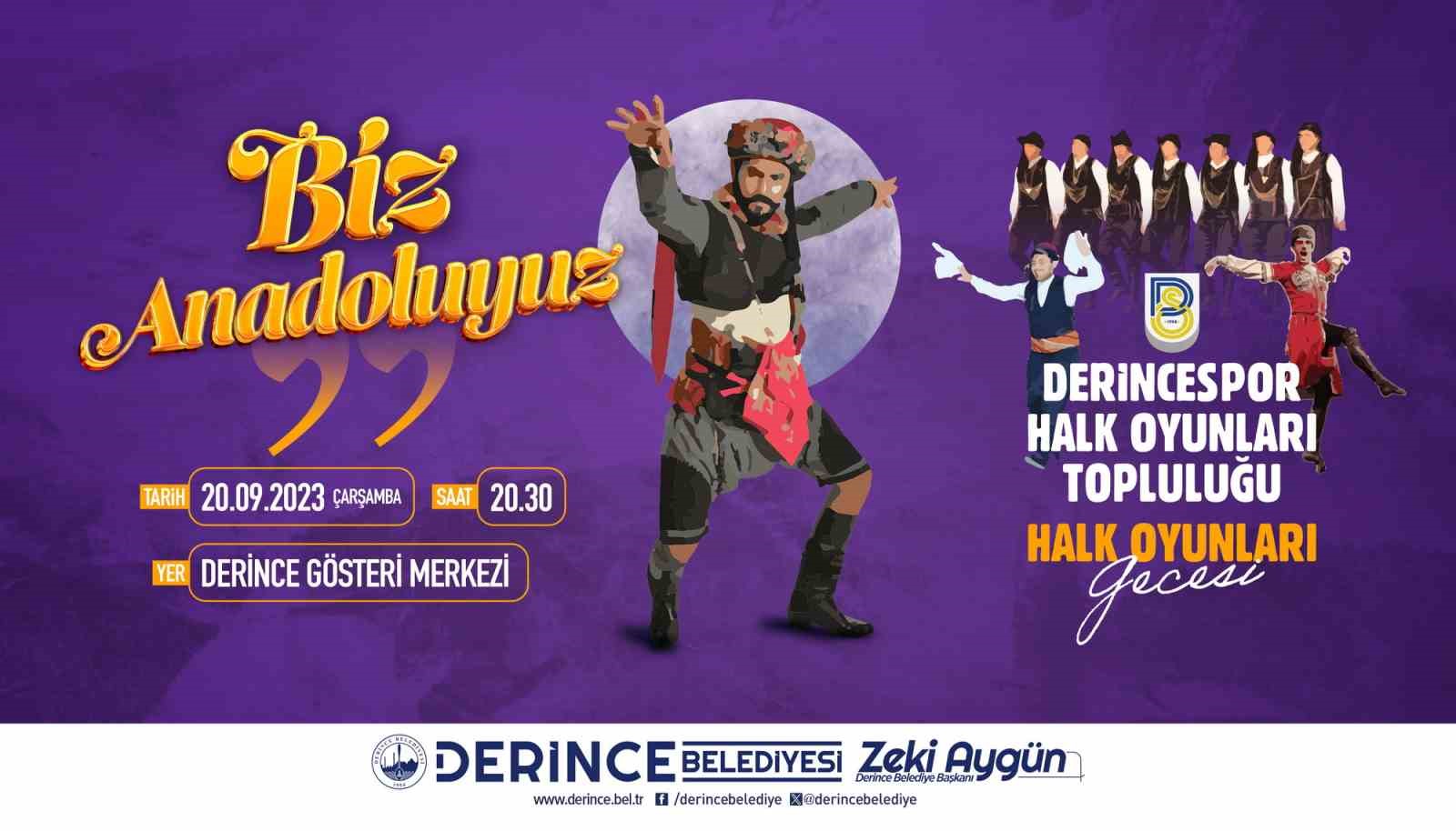 Derince ’de halk oyunları rüzgarı