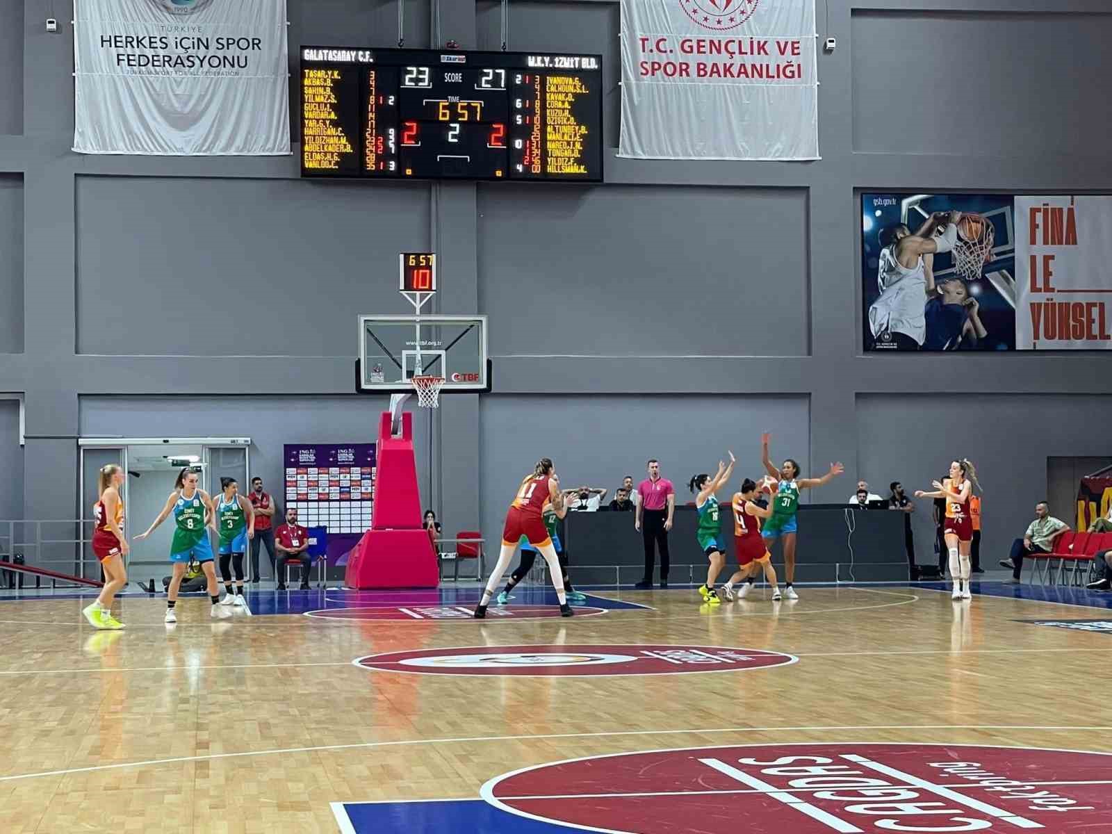 İzmit Belediyespor, deplasmanda Galatasaray ’ı mağlup etti