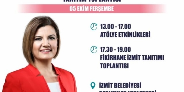 FİKİRHANE İZMİT PROJESİ ’NİN LANSMANI 5 EKİM PERŞEMBE GÜNÜ YAPILACAK