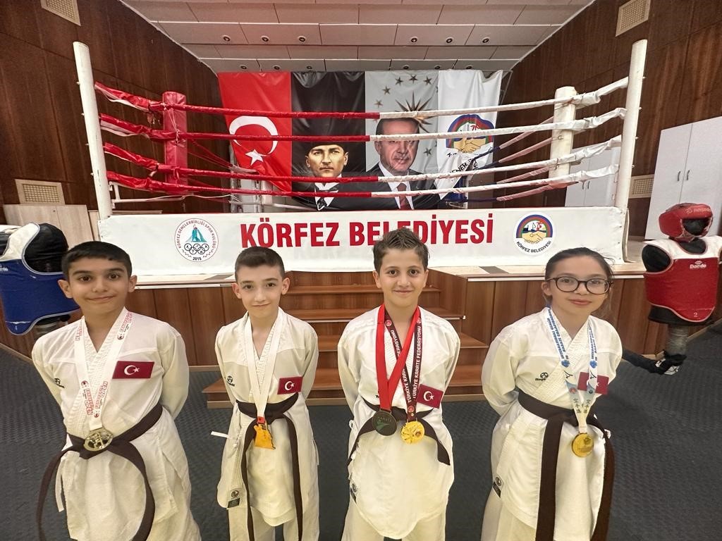 Körfez ’de başarılı sporcular yetişiyor