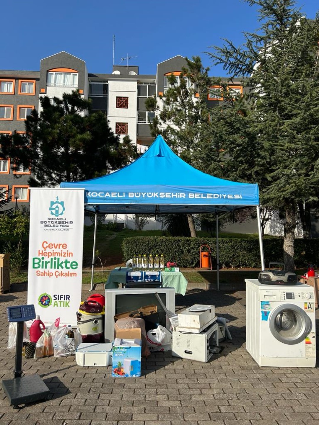 2 ton elektronik atık toplandı